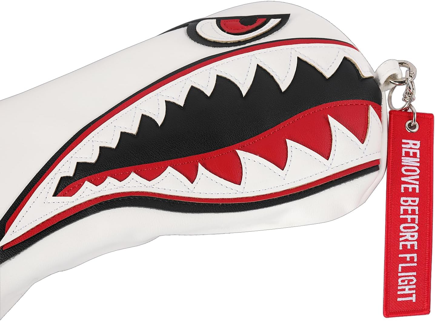 New Flying Tiger Warshark Golf Head Cover for Golf Head Club Available for Driver/Fairway/Hybird Club (One Set(1Dr+1Fa+1Hy))