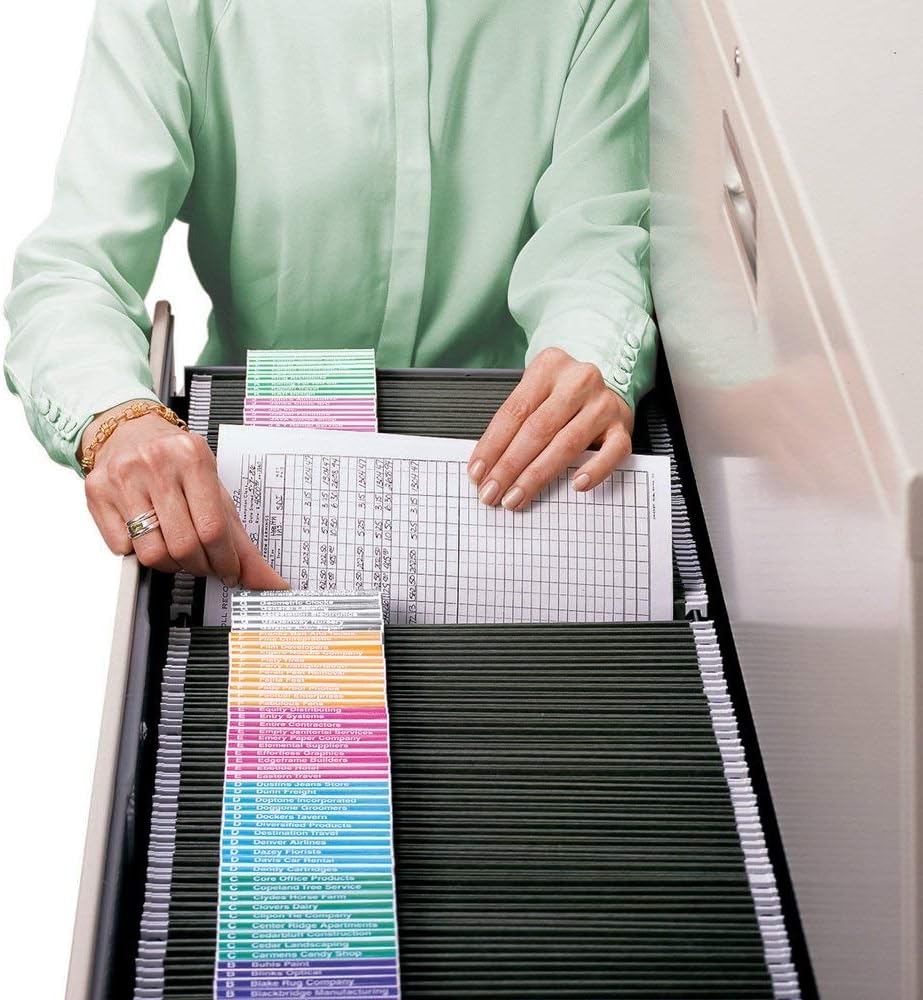 Smead Viewables® Labeling System, Refill Pack, Hanging Folder Labels, Ink-Jet and Laser Printers (64910)