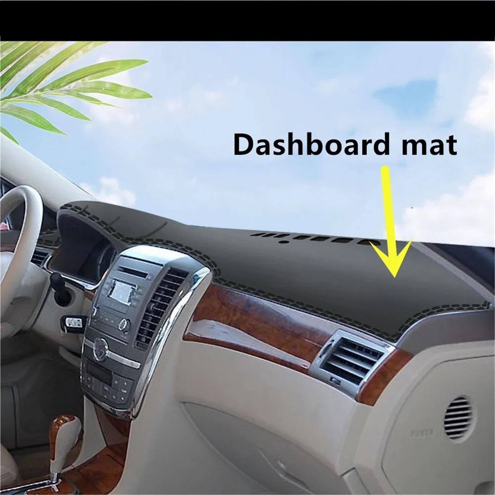 Do Buick LACROSSE 2004-2009 skórzana osłona deski rozdzielczej samochodu mata ochronna deskę rozdzielczą osłona pokrowiec deskę