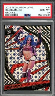 Sasha Banks Card 2022-23 Revolution WWE Groove (pop 1) #15 PSA 10