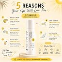 Citrabela Lip Balm Sunscreen SPF 30 PA +++ for Dark Lips | Non Sticky Lip Balm with UV Protection | Helps Prevent Sun Tanning & Pigmentation | Head Defense for Indian Summer | Men & Women | 5g (Pack of 2) gallery image
