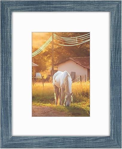 Miniatura 8 de AUEAR, Portarretratos de 11 x 14 pulgadas, para fotos de 8 x 10 pulgadas con paspartú o marco de póster de 11 x 14 pulgadas, marco de fotos de pared