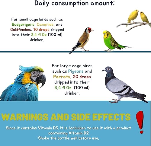 Miniatura 5 de VHD MyBird Performance E & D3 para la cría de aves jaulas - para periquitos, canarios domésticos, loros, jilgueros y palomas, pájaros jaulas grandes