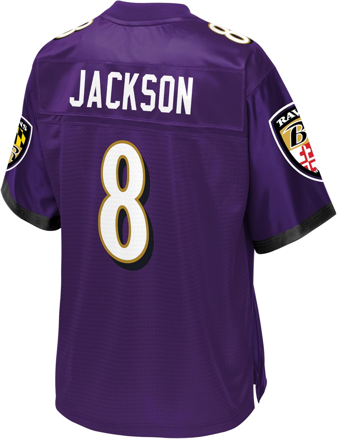 NFL PRO LINE Men's Lamar Jackson Purple Baltimore Ravens Team Jersey - Image 3