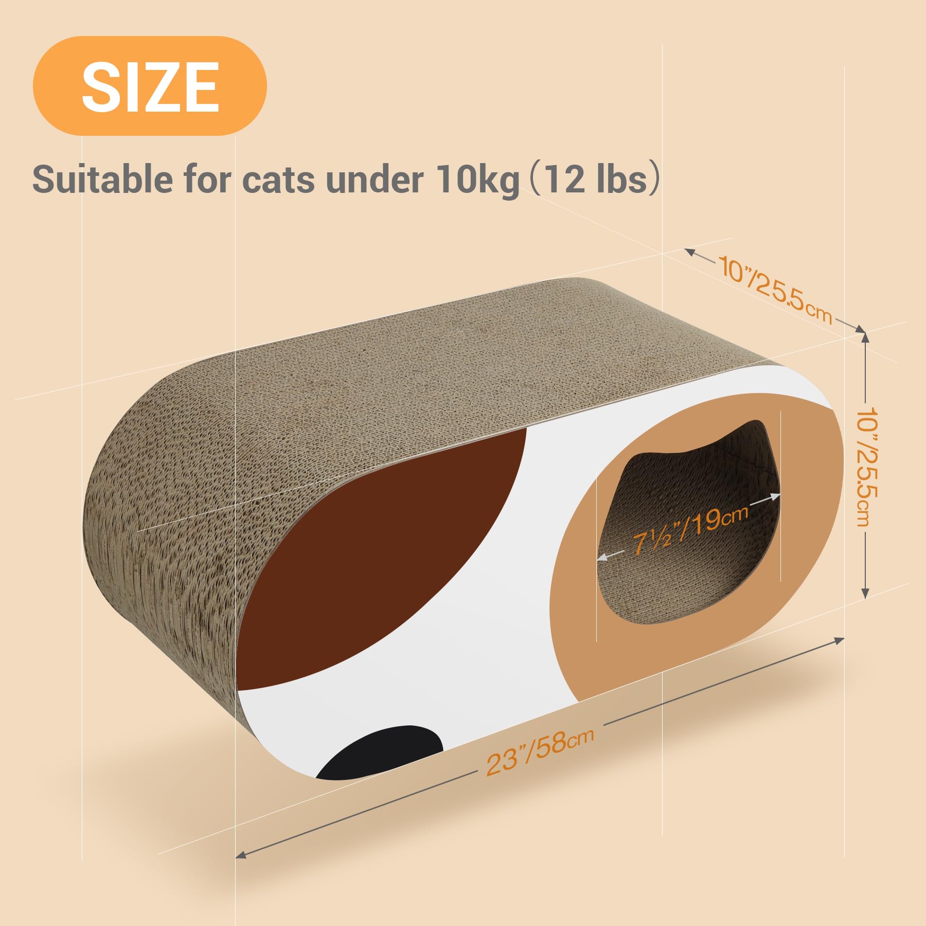 Amazon | ComSaf 猫 爪研ぎ 段ボール 爪とぎ キャットハウス組立不要 