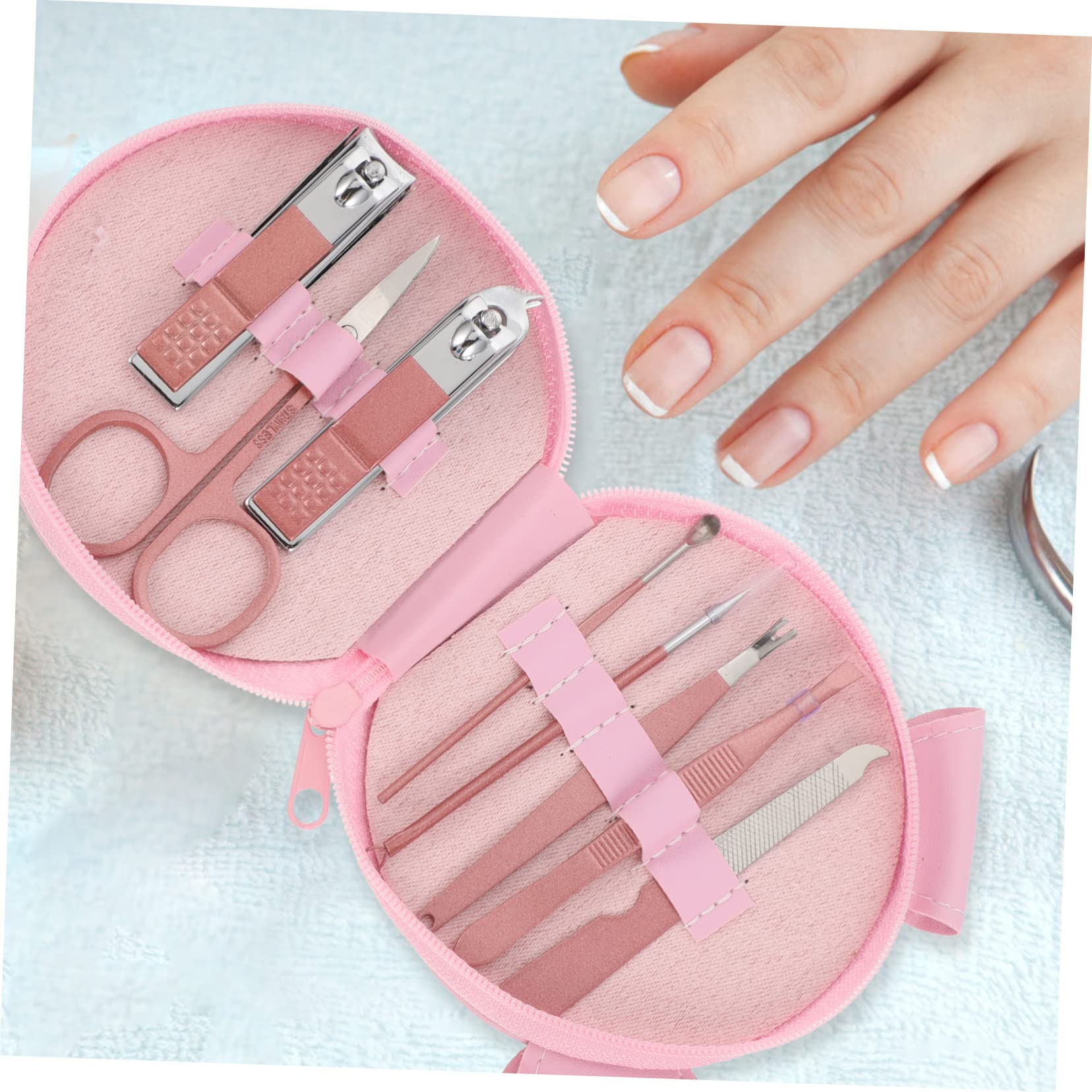 Healeved 3sets Tronchesi Per Unghie Acciaio Inossidabile Kit Manicure Portatile Per Di Mani e Piedi Strumenti Per Pedicure e Manicure Per Viaggi e Uso Quotidiano