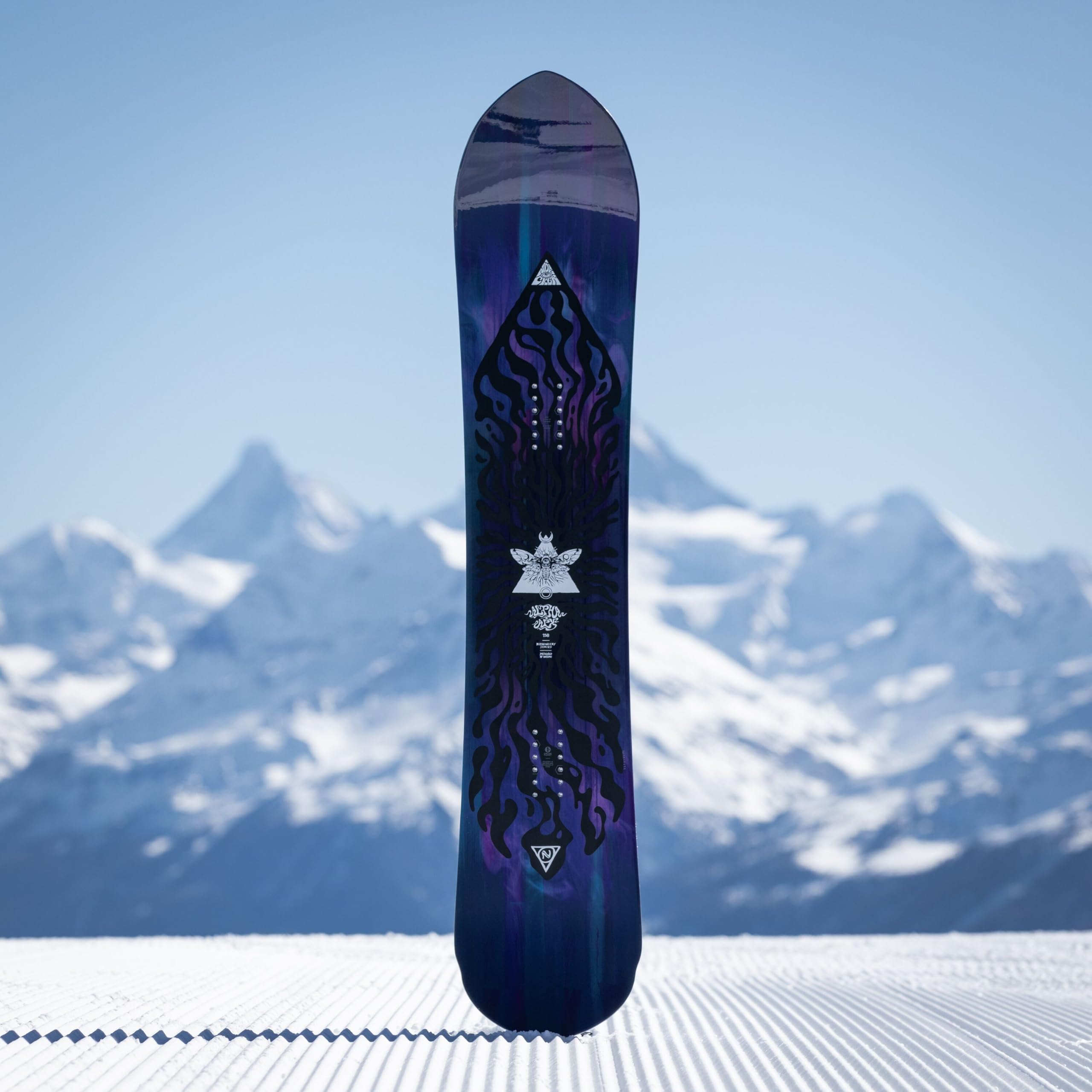 Nidecker Alpha APX Snowboard – Tavola All-Mountain aggiornata con materiali di alta qualità e sensazione fluttuante