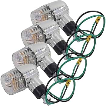 Hanasho CBウインカー ストーンガードスチール/メッキ 高品質国産メッキ Hanasho CBウインカー ストーンガード メッキ 高品質国産 2個セット