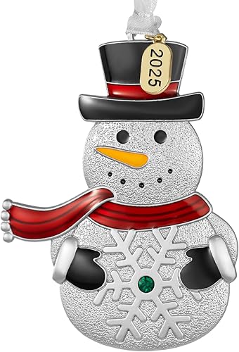 Laraine Adornos para árbol de Navidad Colgante decorativo colgante de árbol de coche, regalo de vacaciones, decoración del hogar (muñeco de nieve