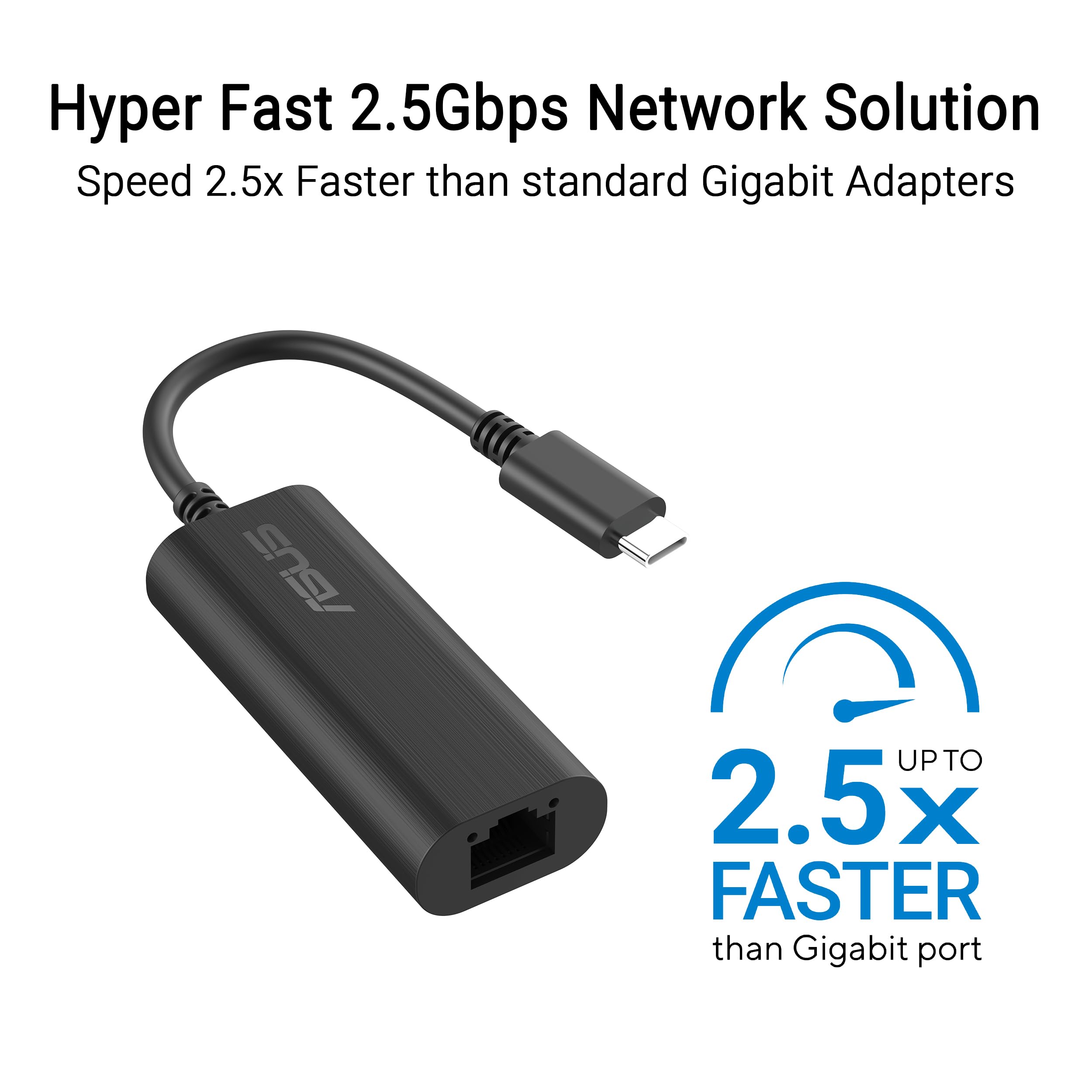 Amazon.com: ASUS USB-C2500 V2 2.5Gbps Type-C Wired Network Adapter