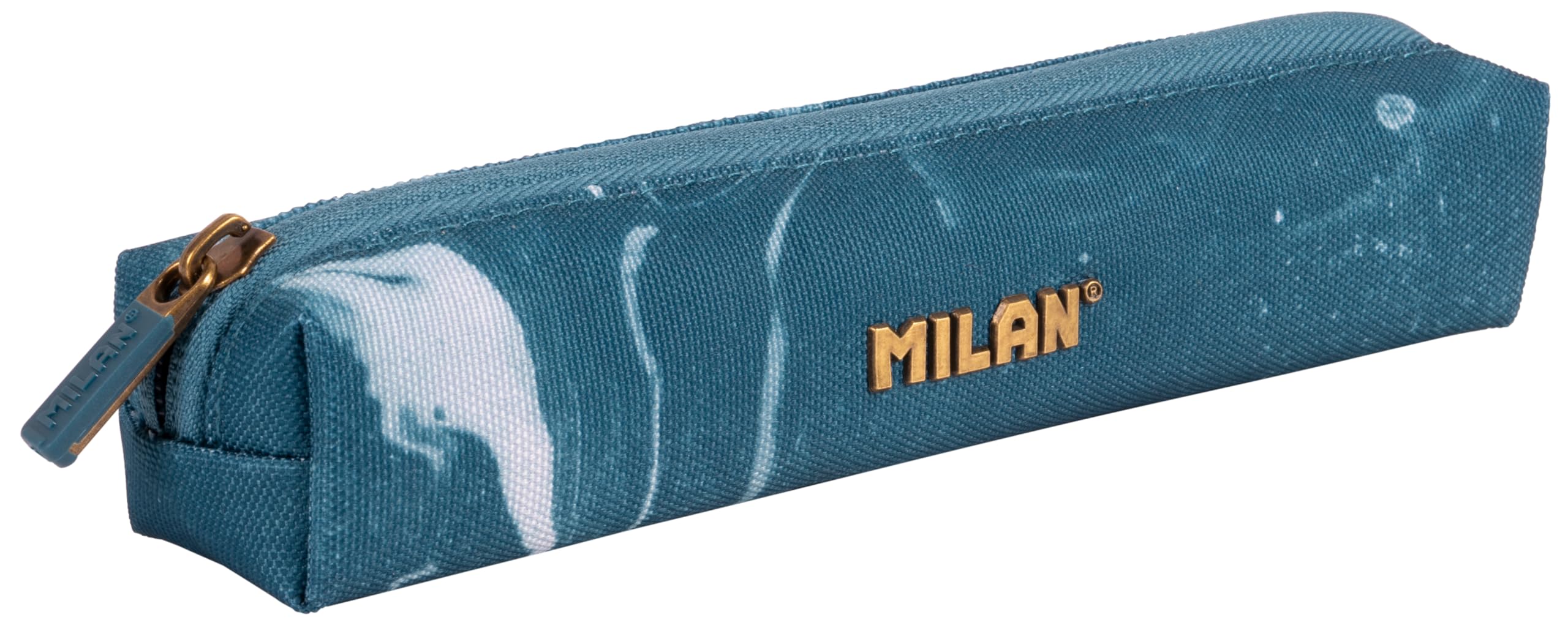 MILAN® Lava Series Mini Round Pencil Case, Blue