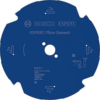Bosch Professional Kreissägeblatt Expert for Fiber Cement (Faserzement, 190 x 20 x 2,2 mm, 4 Zähne, Zubehör Kreissäge)