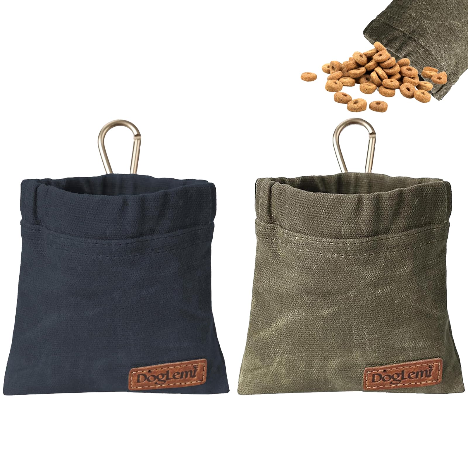 BeoTnp 2 Pcs Dog Treat Pouch, Treat Pouch for Dog Training Dog Treat Bag, Dog Training Treat Pouch