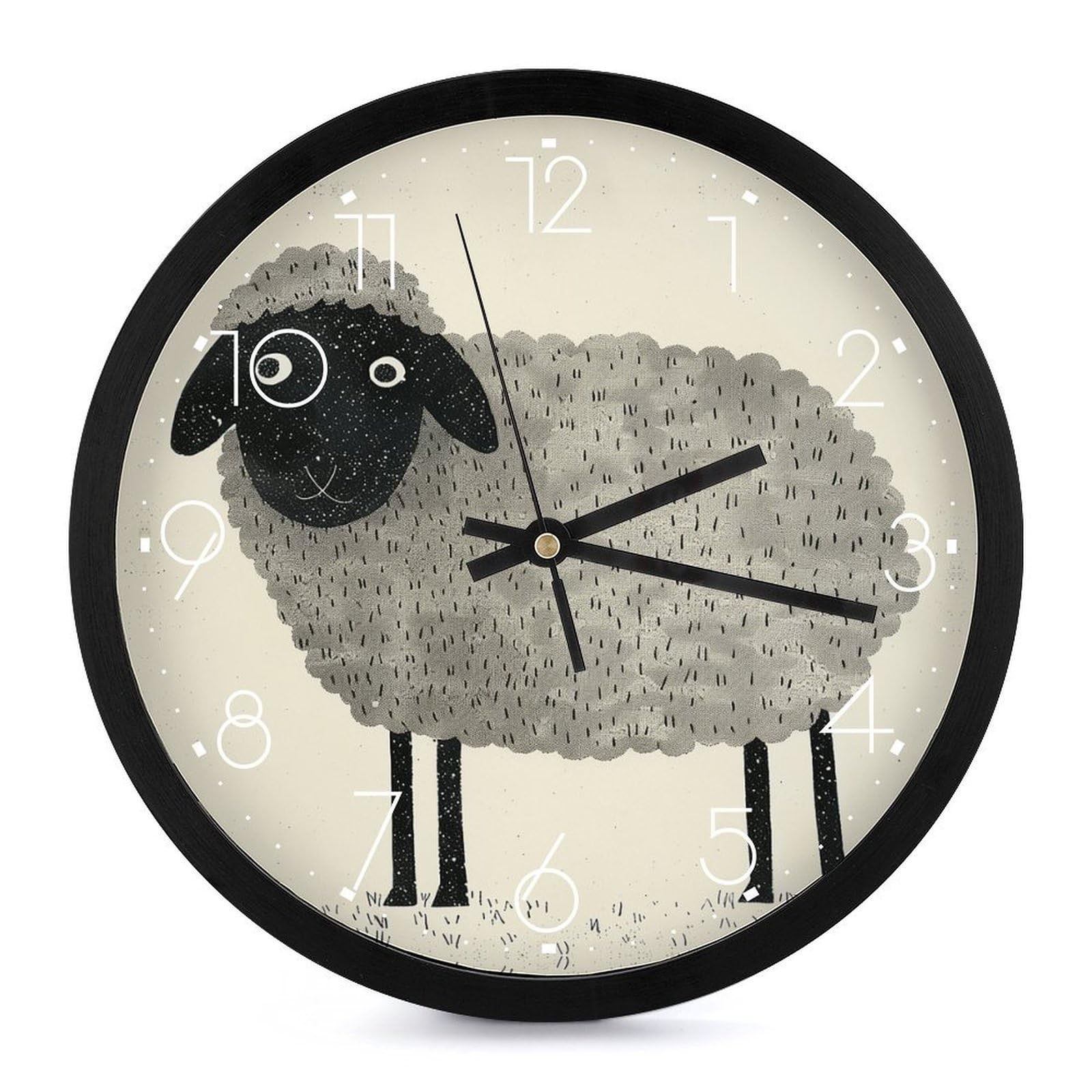 Horloge murale silencieuse pour chambre et salle de classe