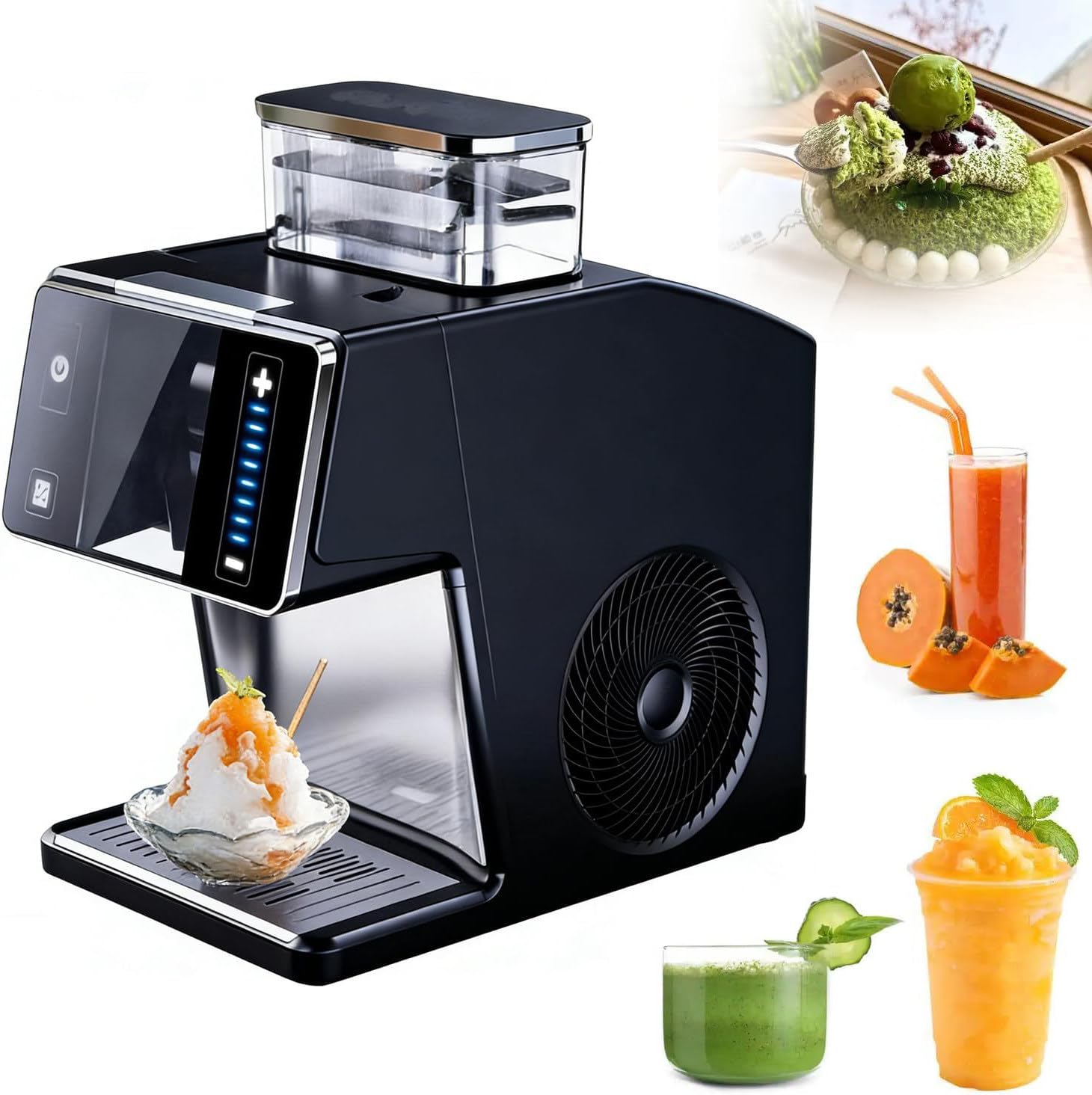 Machine à glace bingsu compacte pour réussir vos desserts glacés sans effort