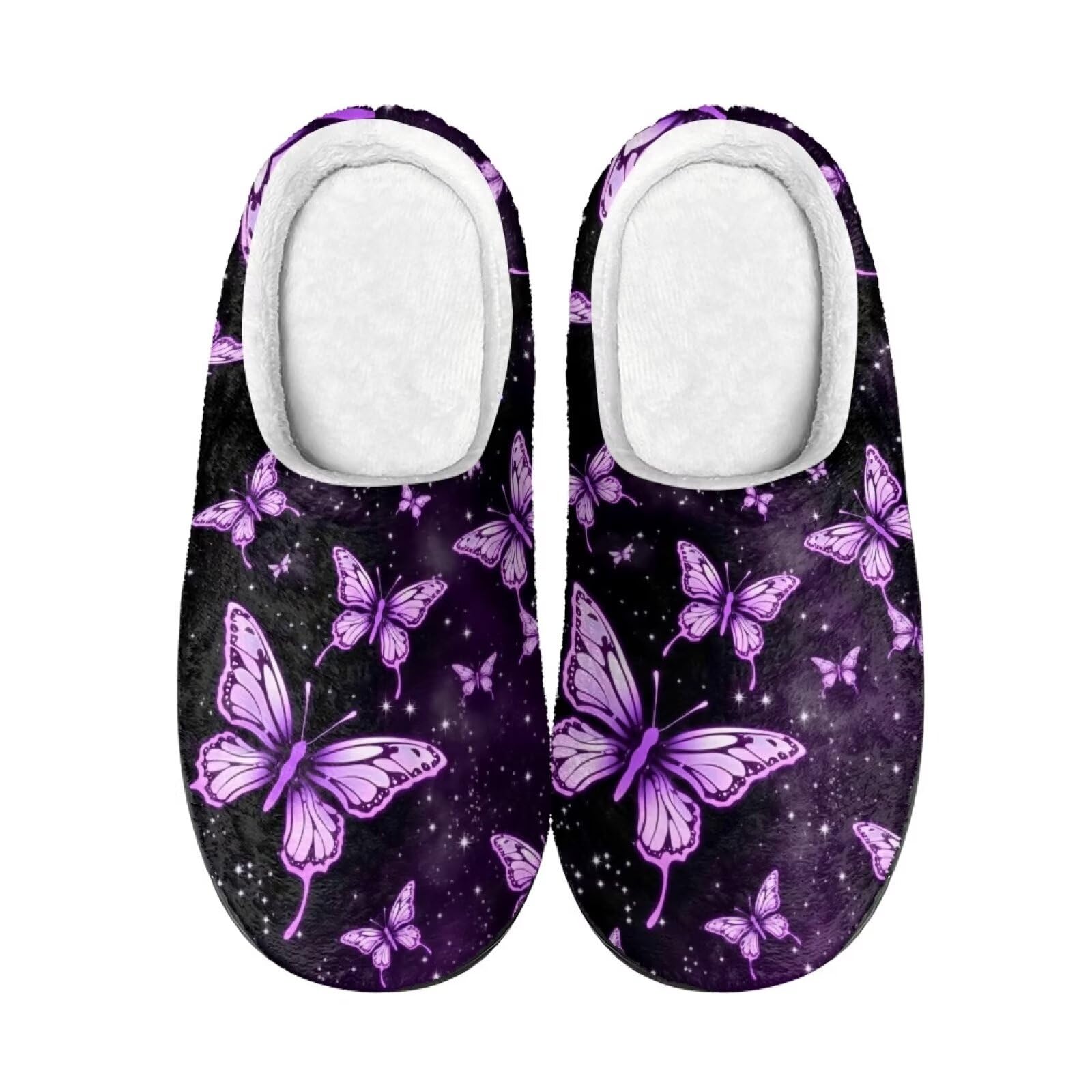 Flashideas Slippers for Women Men Soft Fluffy Warm Home Non-Slip Couple Style Casual Slippers