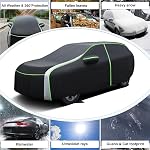 420D Car Cover for BMW X3/X3 M 2003-2024 2025 2026 All Weather SUV Car Covers for X3 Accessories Outdoor Waterproof UV Protection with Zipper & Reflective Safety Strips