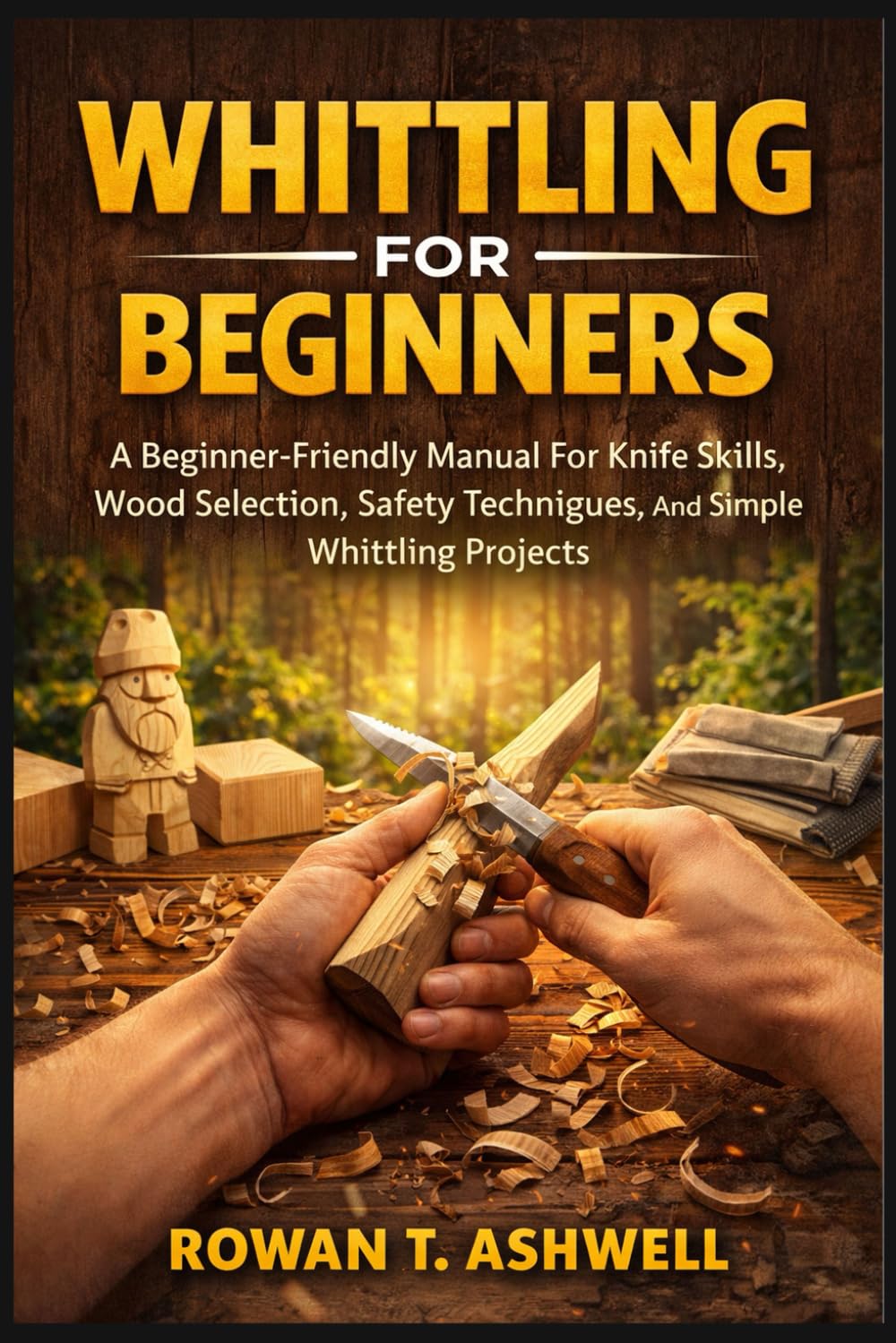 WHITTLING FOR BEGINNERS: A Beginner-Friendly Manual For Knife Skills, Wood Selection, Safety Techniques, And Simple Whittling Projects