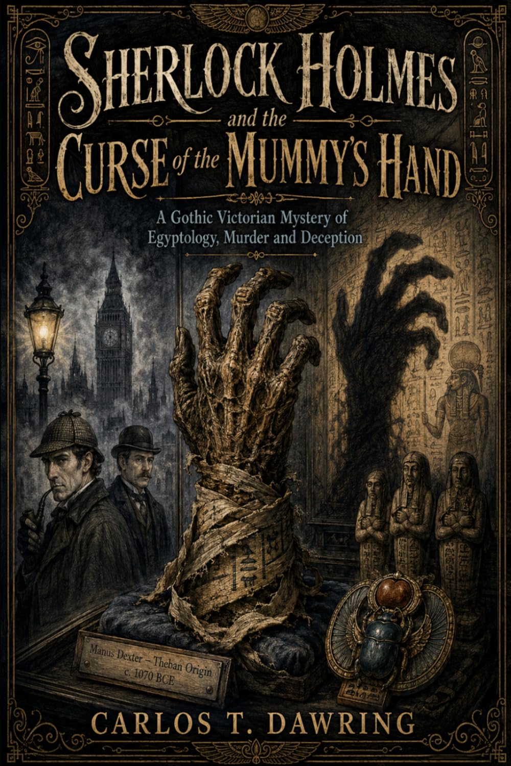 Sherlock Holmes and the Curse of the Mummy’s Hand: A Gothic Victorian Mystery of Egyptology, Murder and Deception (The Carlos T Dawring Victorian Murder Mysteries)
