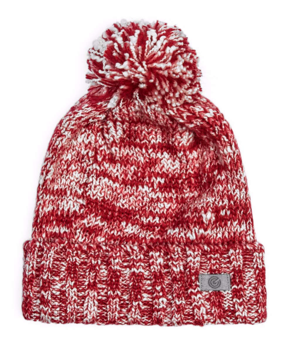 RevonyRevony Cozy Holiday Pom Beanie - Slouchy, Oversized Pom Pom Beanie for Women - Warm & Soft