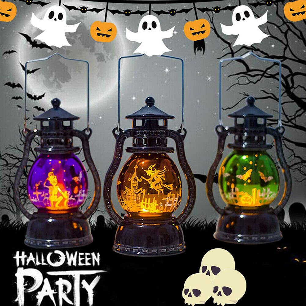 Lampka nocna w stylu vintage latarnia dyniowa, miękka lampa dekoracyjna LED na imprezy Halloween, jesienne zbiory i jesienne ozdoby domowe