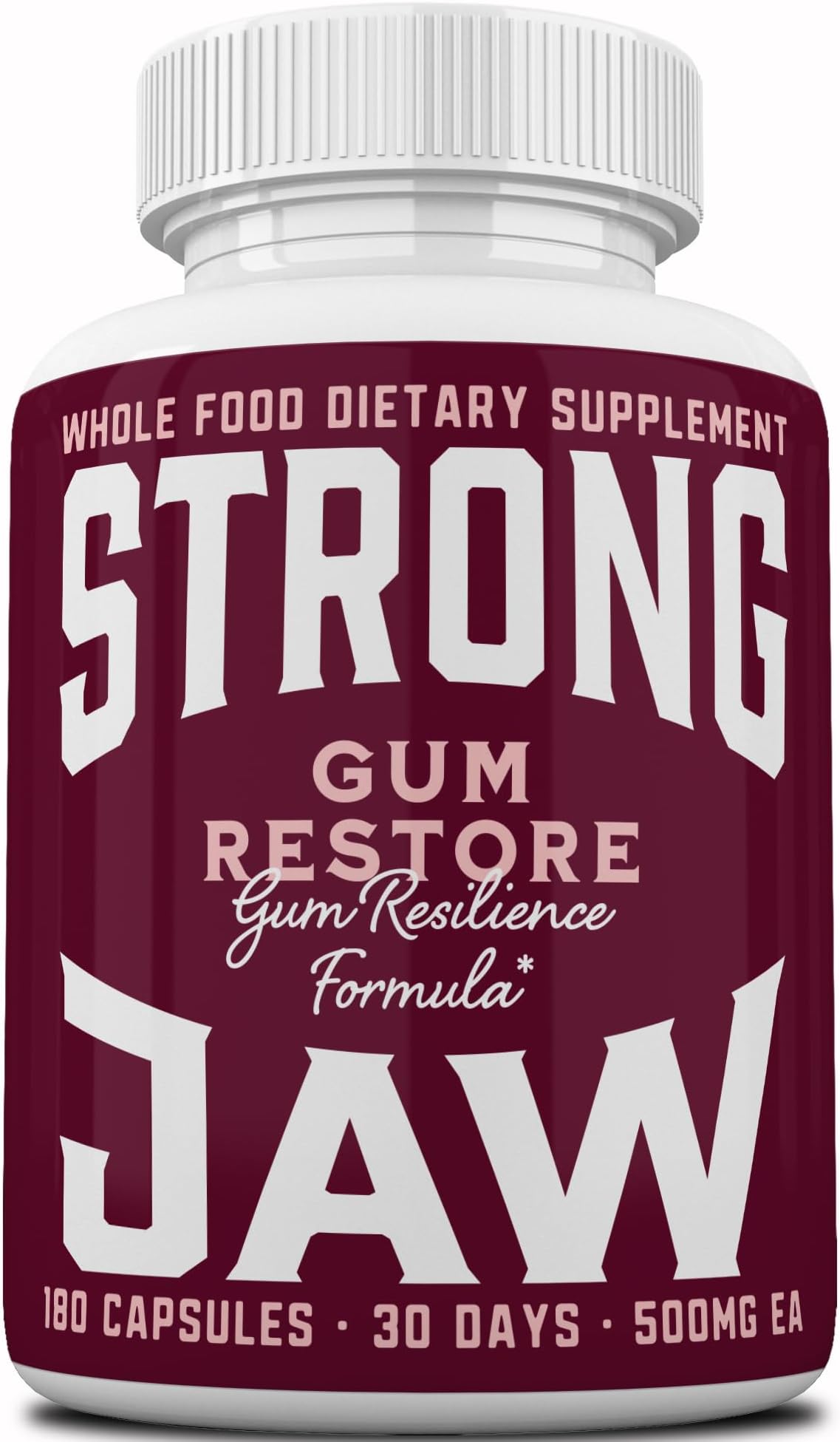 Strong Jaw Gum Restore Supplement — Supports Receding Gums