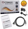 OCTAGON SF8008 4K UHD HDR Combo Receiver 1x DVB-S2X and 1x DVB-C / DVB-T2 - Satellite Cable / Terrestrial Signal E2 Linux Smart TV Media Server Recording Function EasyMouse HDMI Dual