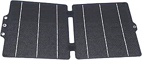 Cosiki Carregador de Painel Solar Dobrável Portátil 10W 5V, Carregador de Telefone Solar Monocristalino ETFE de Alta Eficiência Com Portas USB e Tipo C, Ideal para Camping, Caminhadas e Viagens Ao