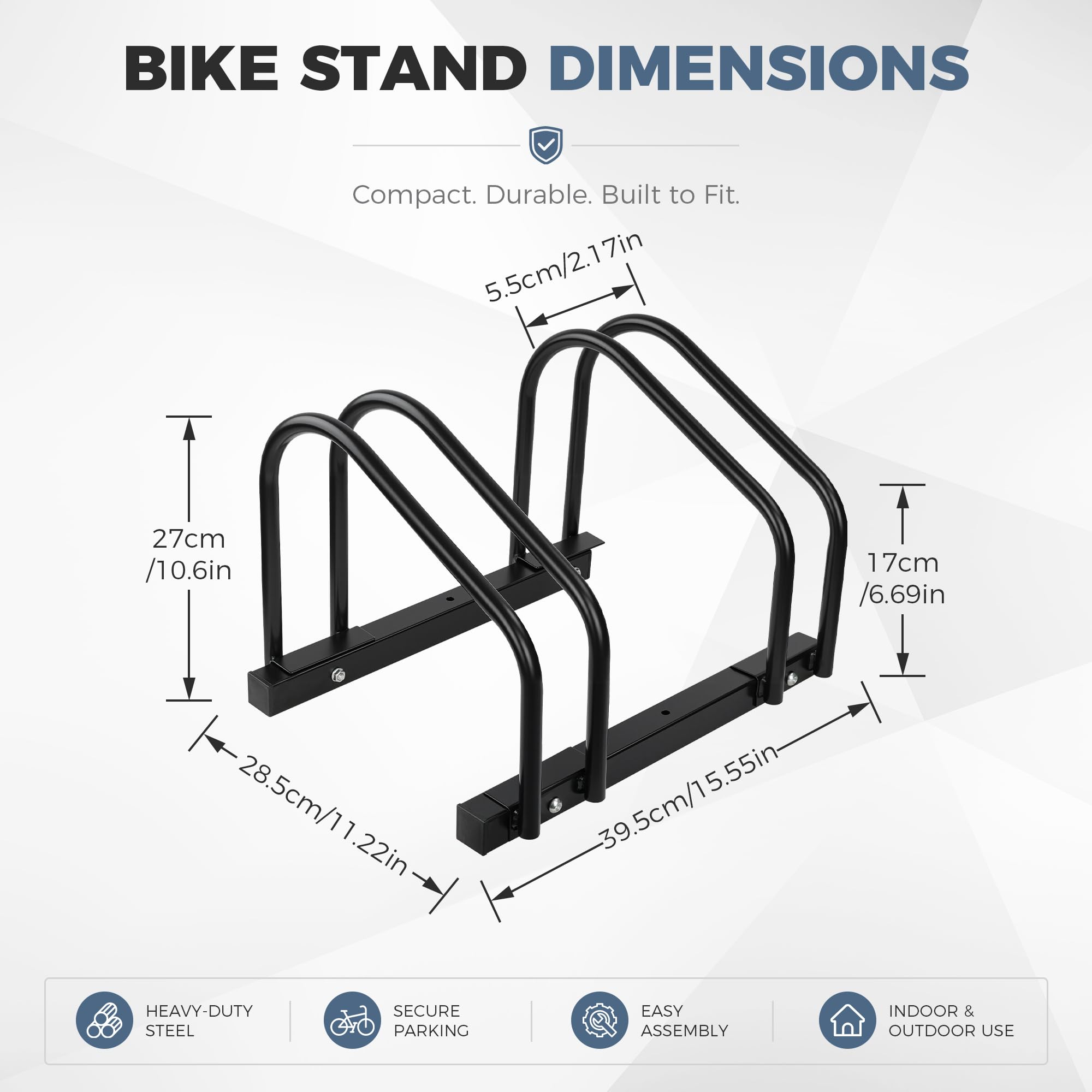Supporto per bici 2/3 PSC per parcheggio deposito bici (2)