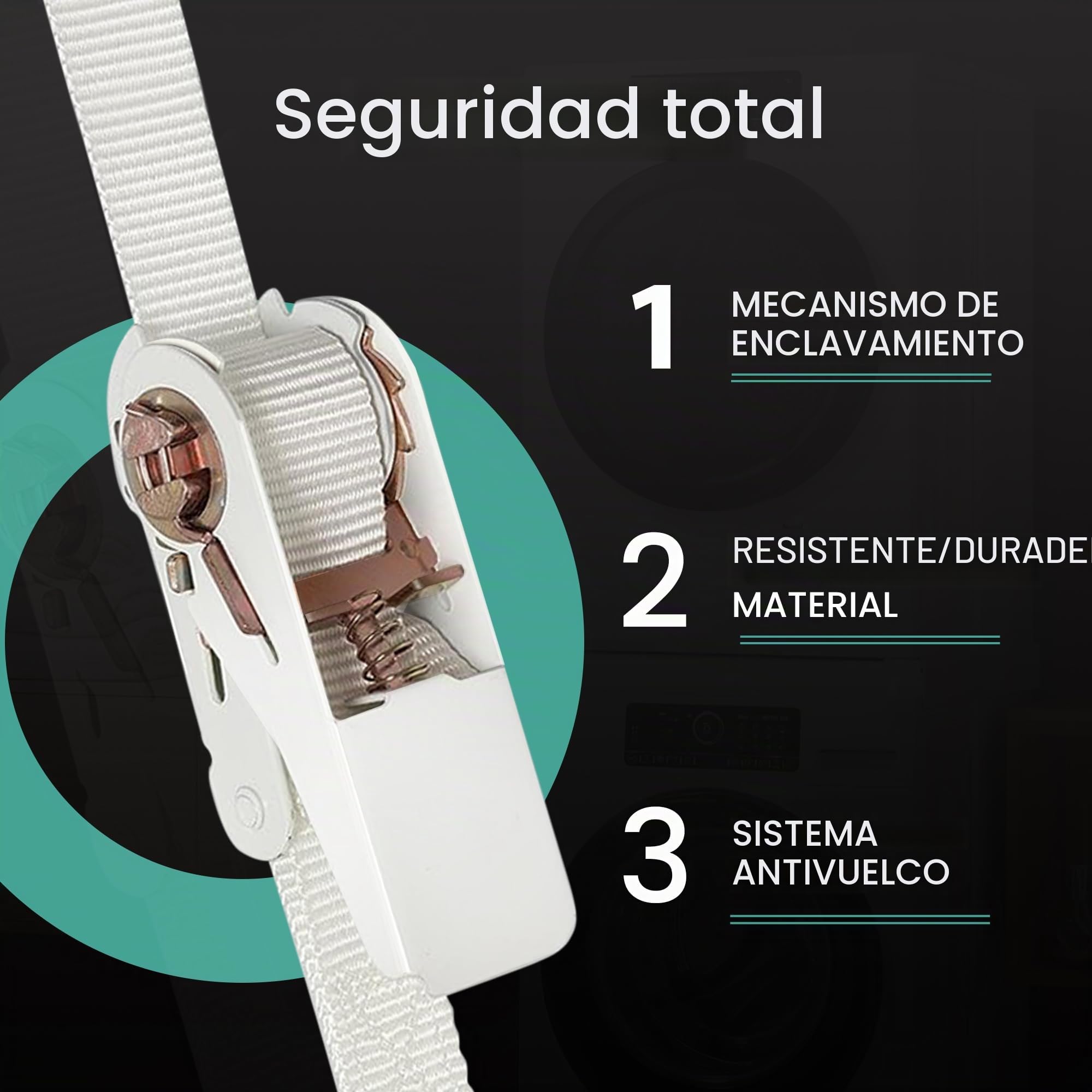 Hd-Line Marco intermedio universal para lavadoras y secadoras, con compartimento extraíble, amortiguador de vibraciones y resistente a la inclinación, tamaño (60 x 60 x 6,8 cm, hasta 15 kg)