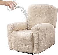 Vista 14 de Eco-Ancheng Fundas reclinables de 4 piezas, fundas para sillas reclinables, fundas elásticas para sofá reclinable, fundas ajustables