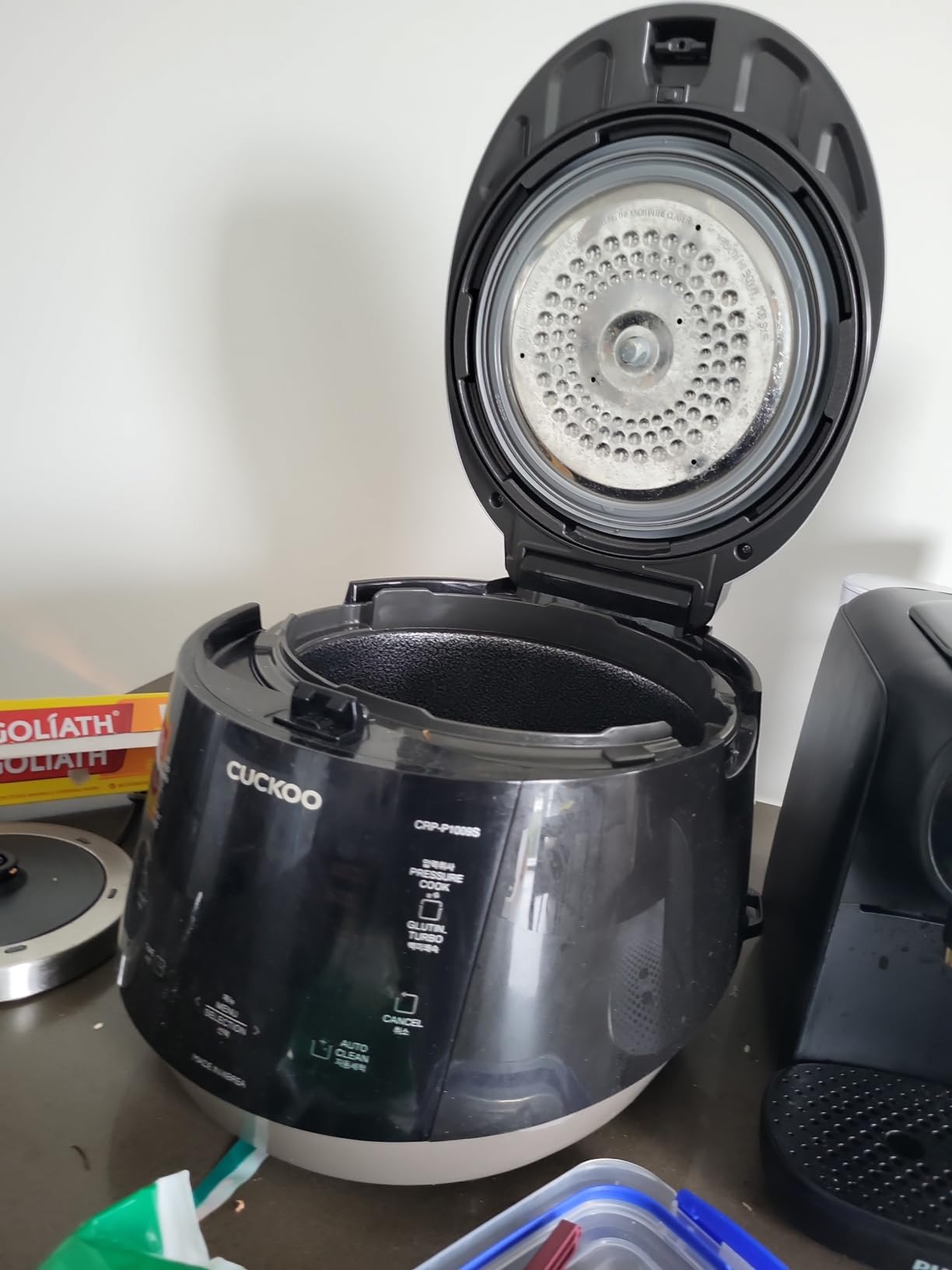 CUCKOO 10Cup Pressure Rice Cooker & Warmer, 12 Menu Options, NonStick