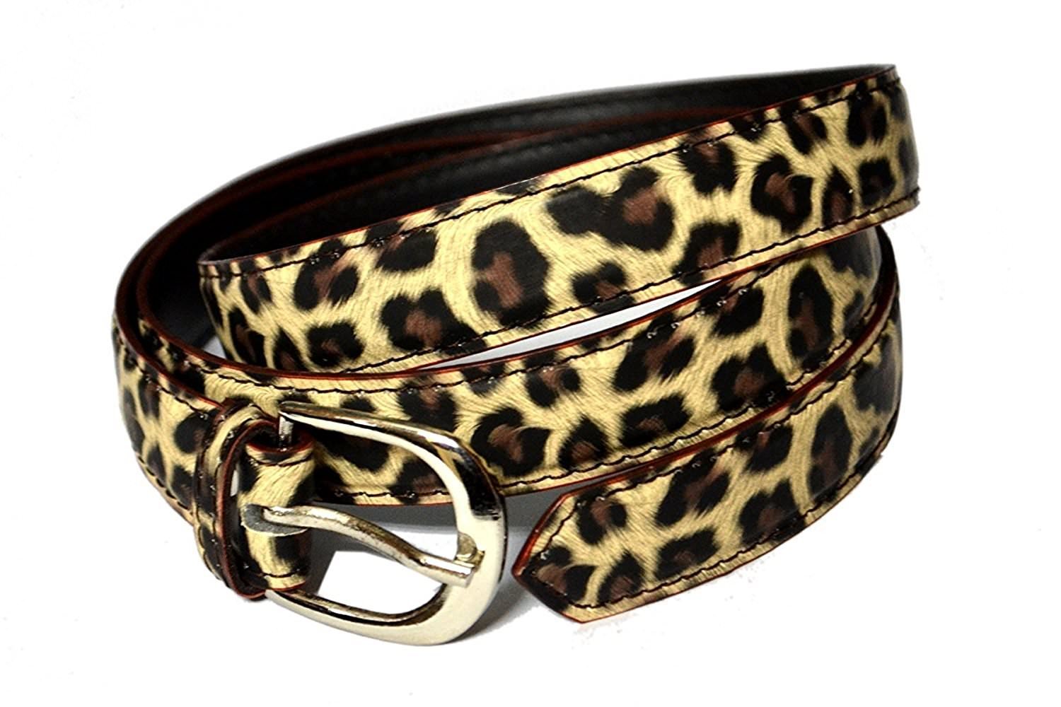 krystle Women's Tiger Print PU leather belt-picture-47