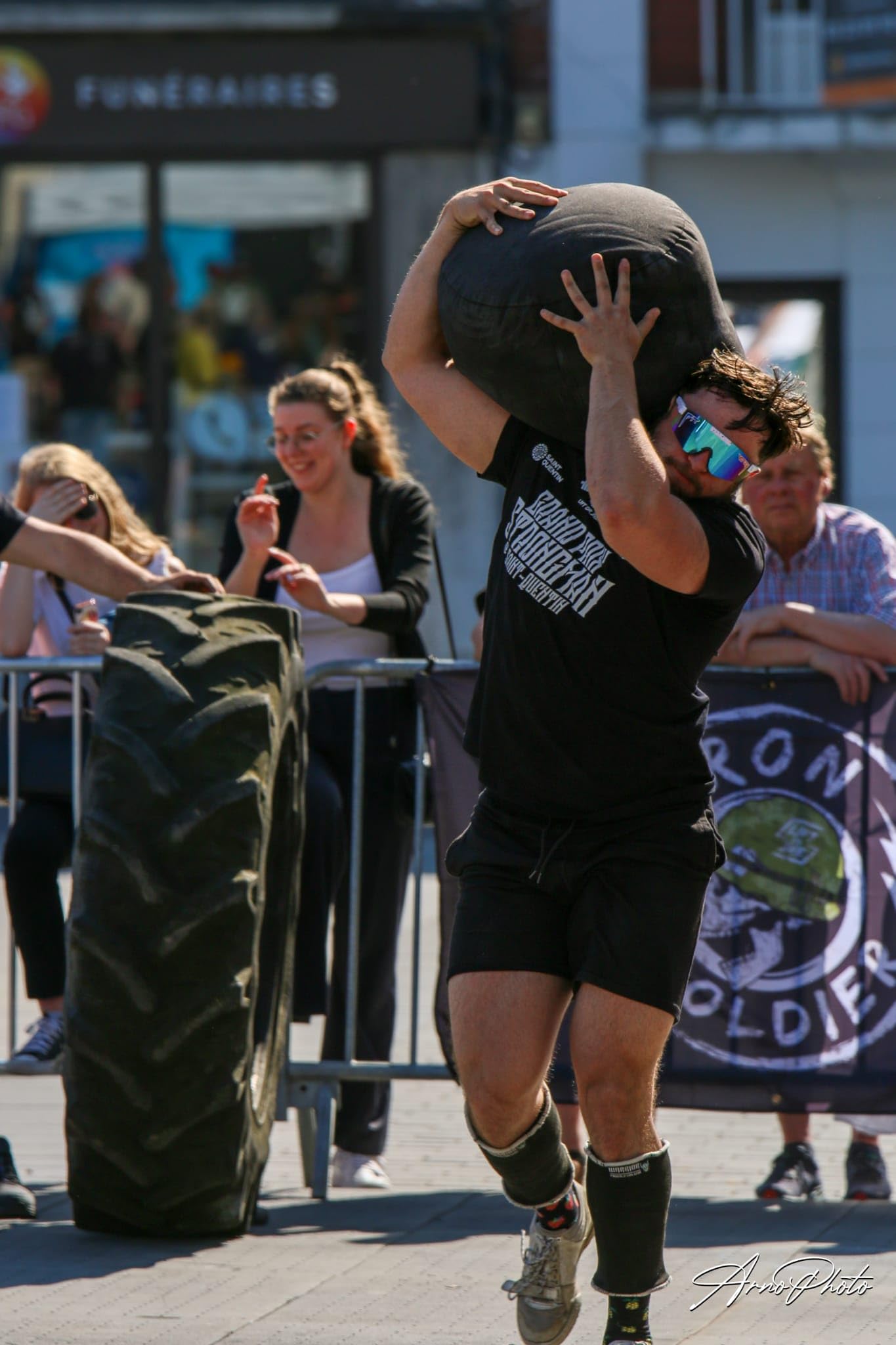 WARRIOR POWERLIFTING GEAR Strongman Sandbag/Sac de Sable 50 à 140 Kg - Sac Strongman - Sac Cross Lifting - Sac préparation Physique - Sac Musculation