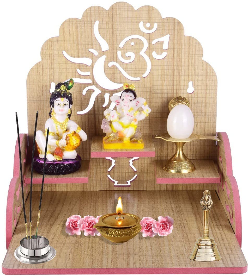 ONE VRT Wooden Home Temple, Crafted Elegance for Your Spiritual Space Like Home, Office, Shop 231
