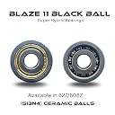 Blaze High-Speed 11 Black Ceramic Ball Overlap Bearing (SiN34) 627Z for Quad gallery image