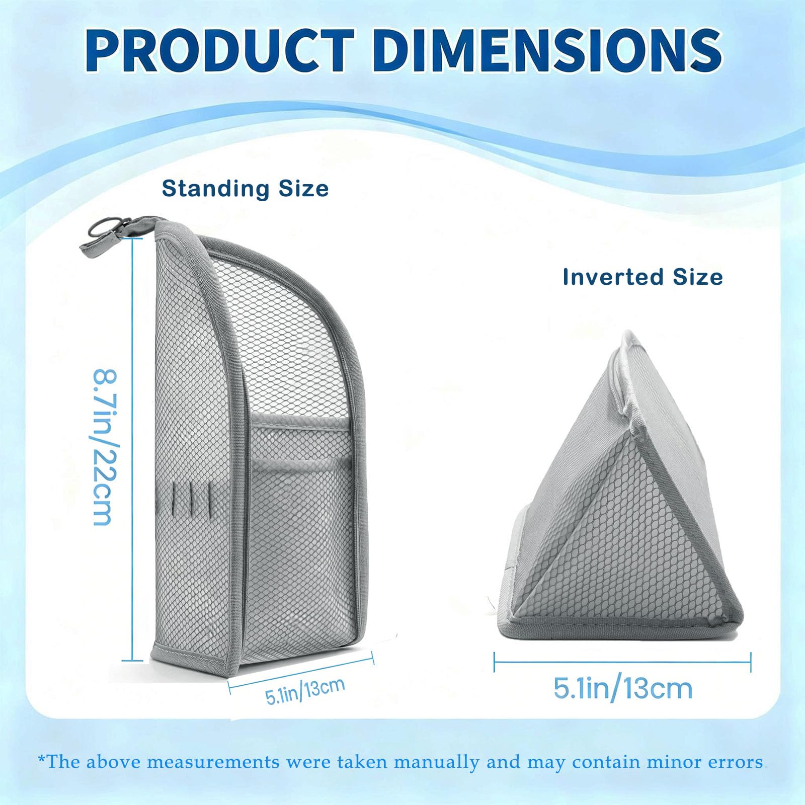 Portable Freestanding Waterproof EVA Toiletry Bag