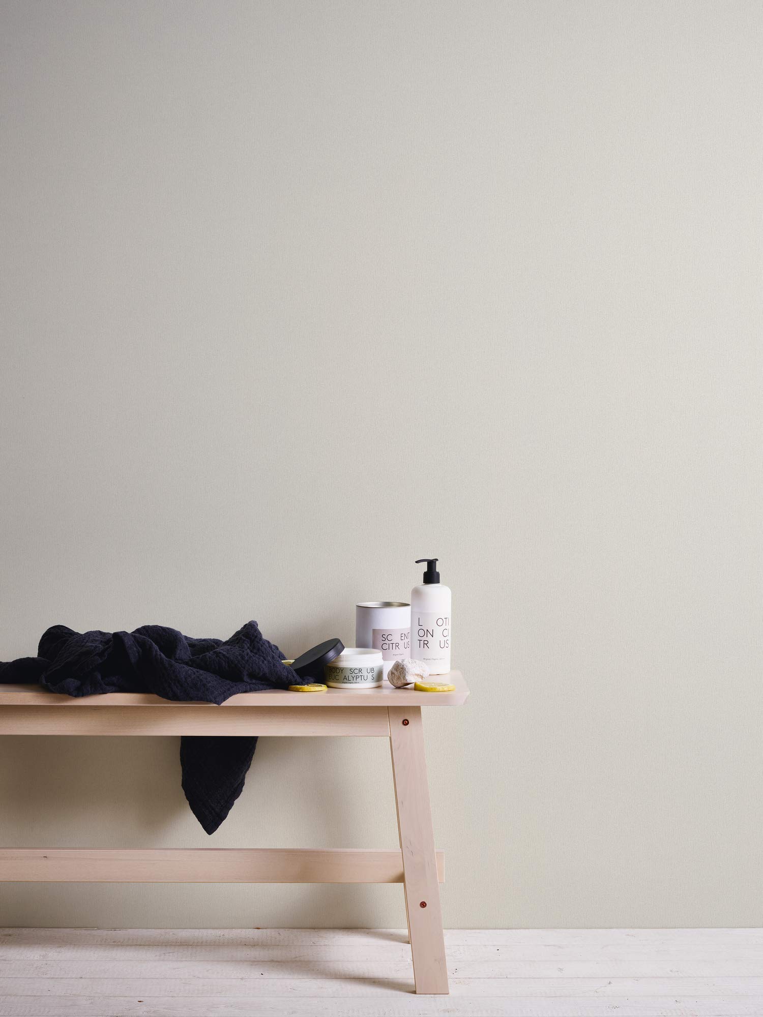 A.S. Création Plain Wallpaper Best of Fleece Non Woven wallcovering 10.05 m x 0.53 m Creme 958721, 53 x 1005 cm - Image 4