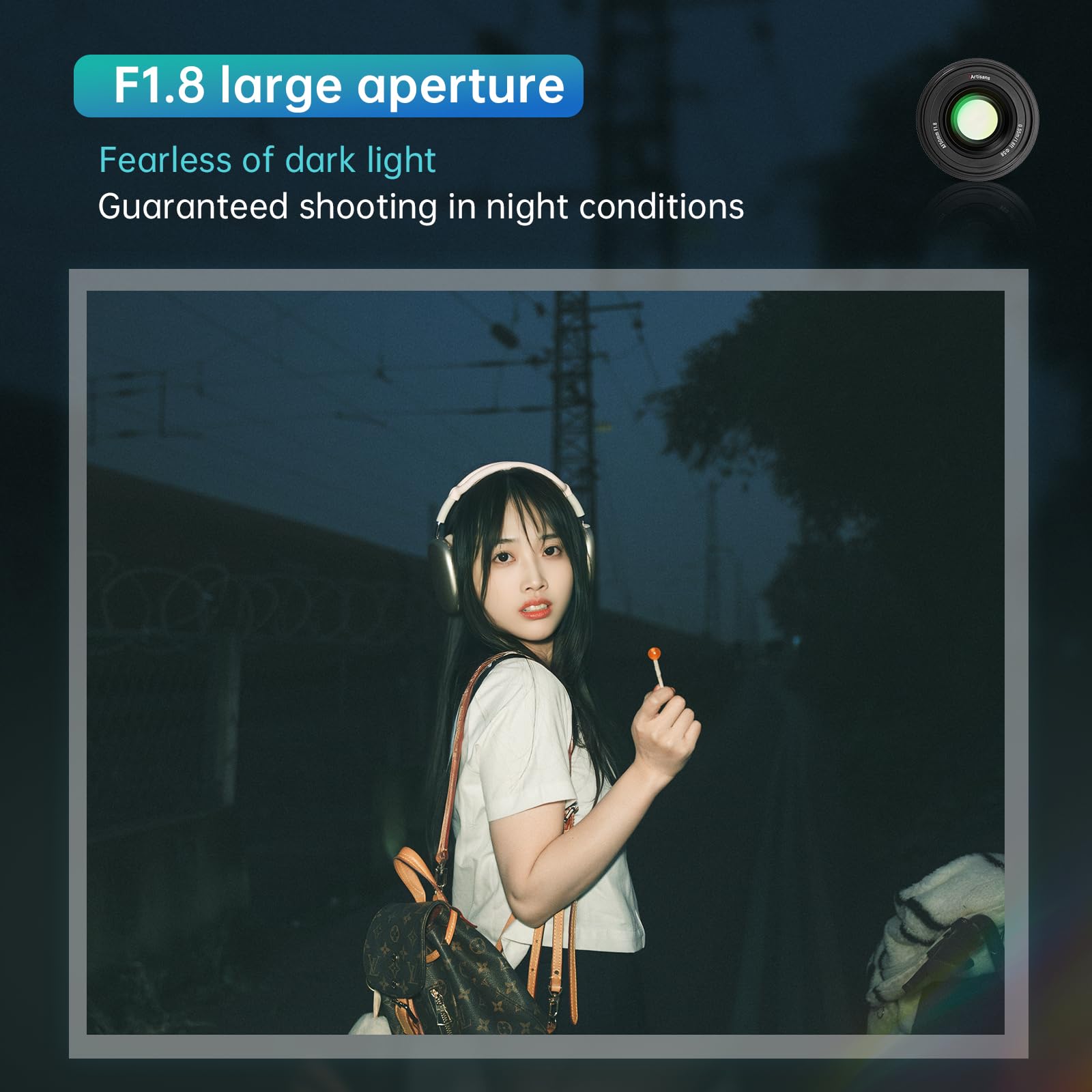 7artisans AF 25mm F1,8 APS-C FX Objetivo, 180g,Gran Apertura, Objetivo autofoco con reconocimiento Facial/Ocular, Compatible con Fujifilm X-Mount X-H/T/T30/S/E/A Series, Fujifilm X-E2, Fujifilm X-T2