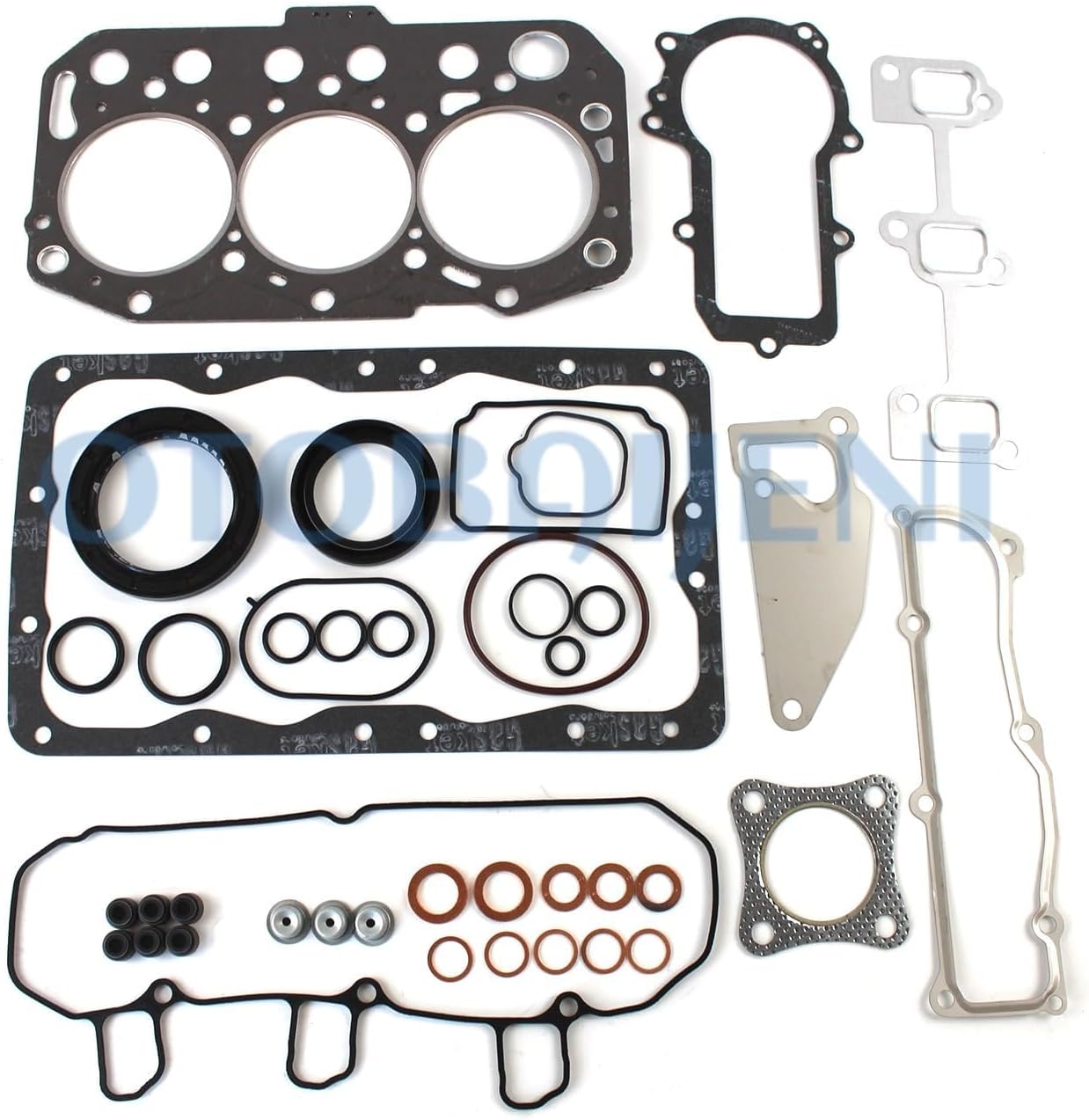 3TNM74 Complete Cylinder Head Assy with Gasket Set Fit for Yanmar Engine 3TNM74 3TNV74 3TNM72 SCT1 SA221 Tractor Engine Rebuild Parts 119517-11740 11951711740