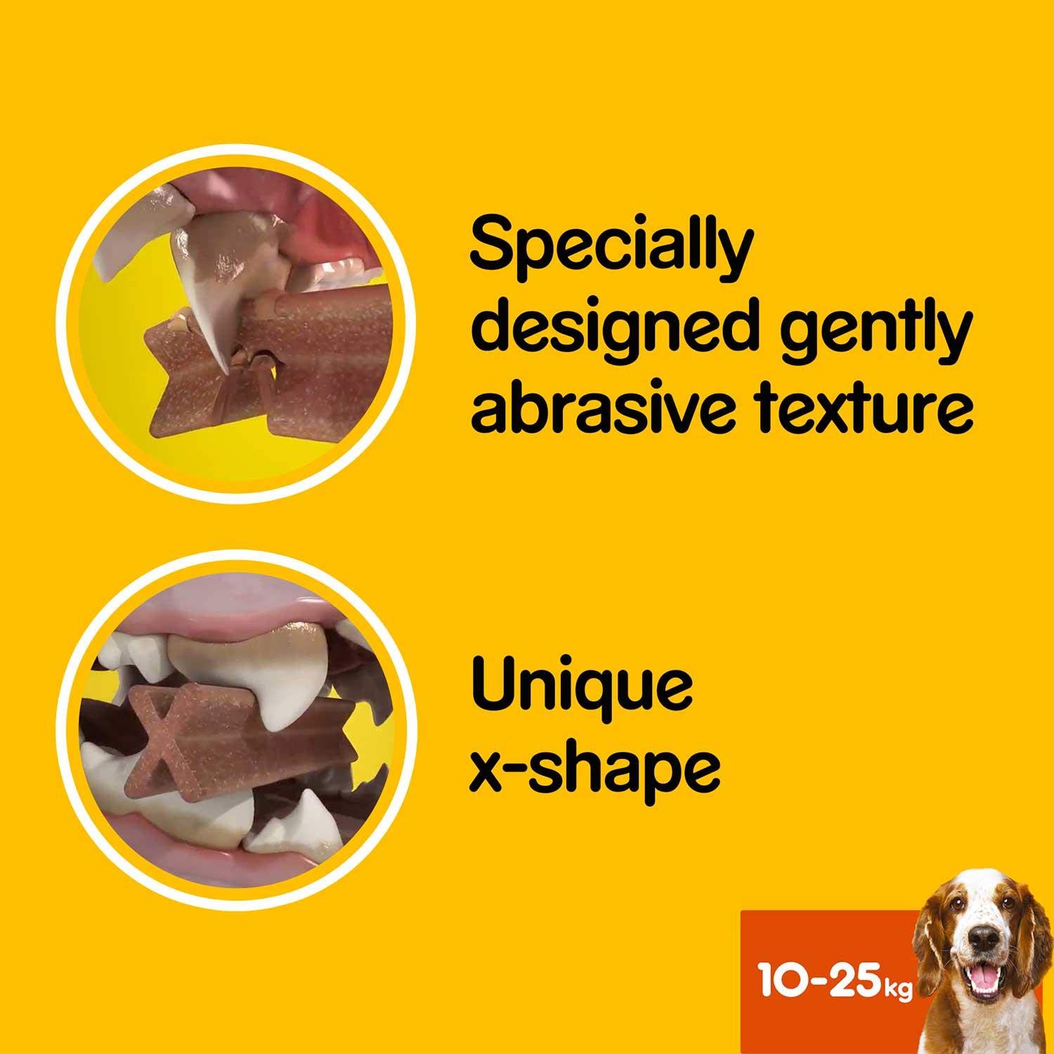 Pedigree DentaStix Daily Dental Chews Medium Dog 10-25kg 105 Sticks