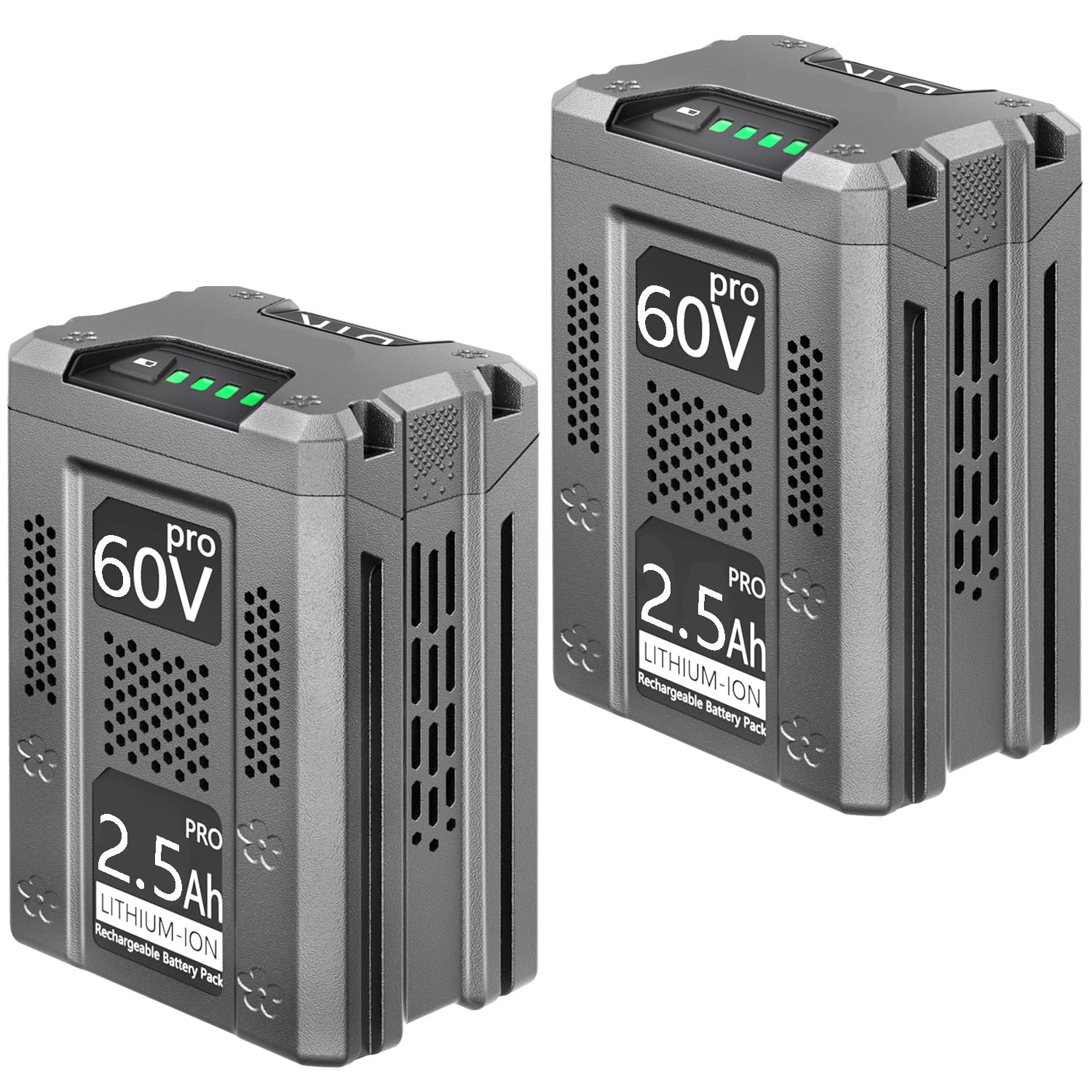 DTK 2500mAh Replacement for Greenworks 60V Battery LB60A00 LB60A01 LB60A02 LB60A03 2 Packs