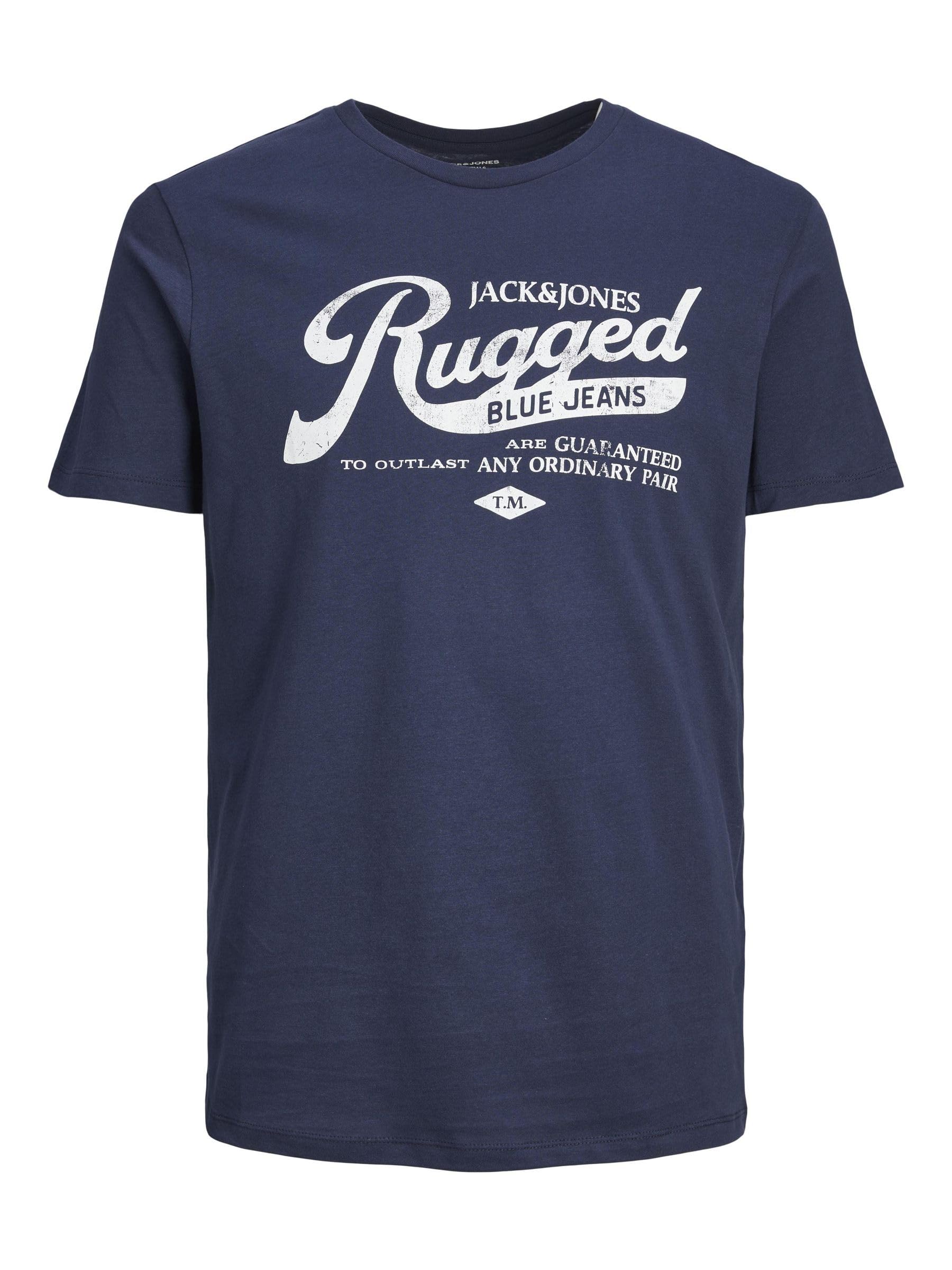 JACK & JONES Male T-Shirt Logo Crew Neck T-Shirt