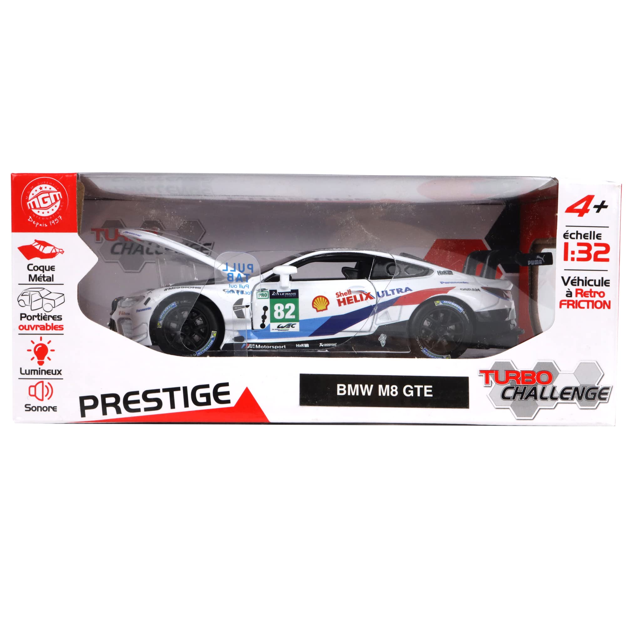 Image secondaire de Voiture Rétro-Friction BMW M8 GTE 24H du Mans - Turbo Challenge