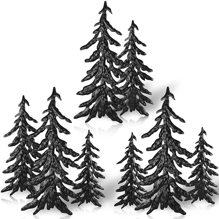 Buy 8 Pieces Pine Tree Metal Wall Decor Set Pine Tree Landscape Wall