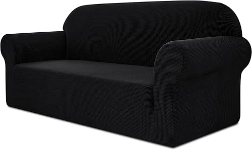 Miniatura 8 de SUBRTEX 1 funda elástica todo incluido protector de muebles elástico suave para sala de estar 3 plazas fundas lavables para niños y perros sofá