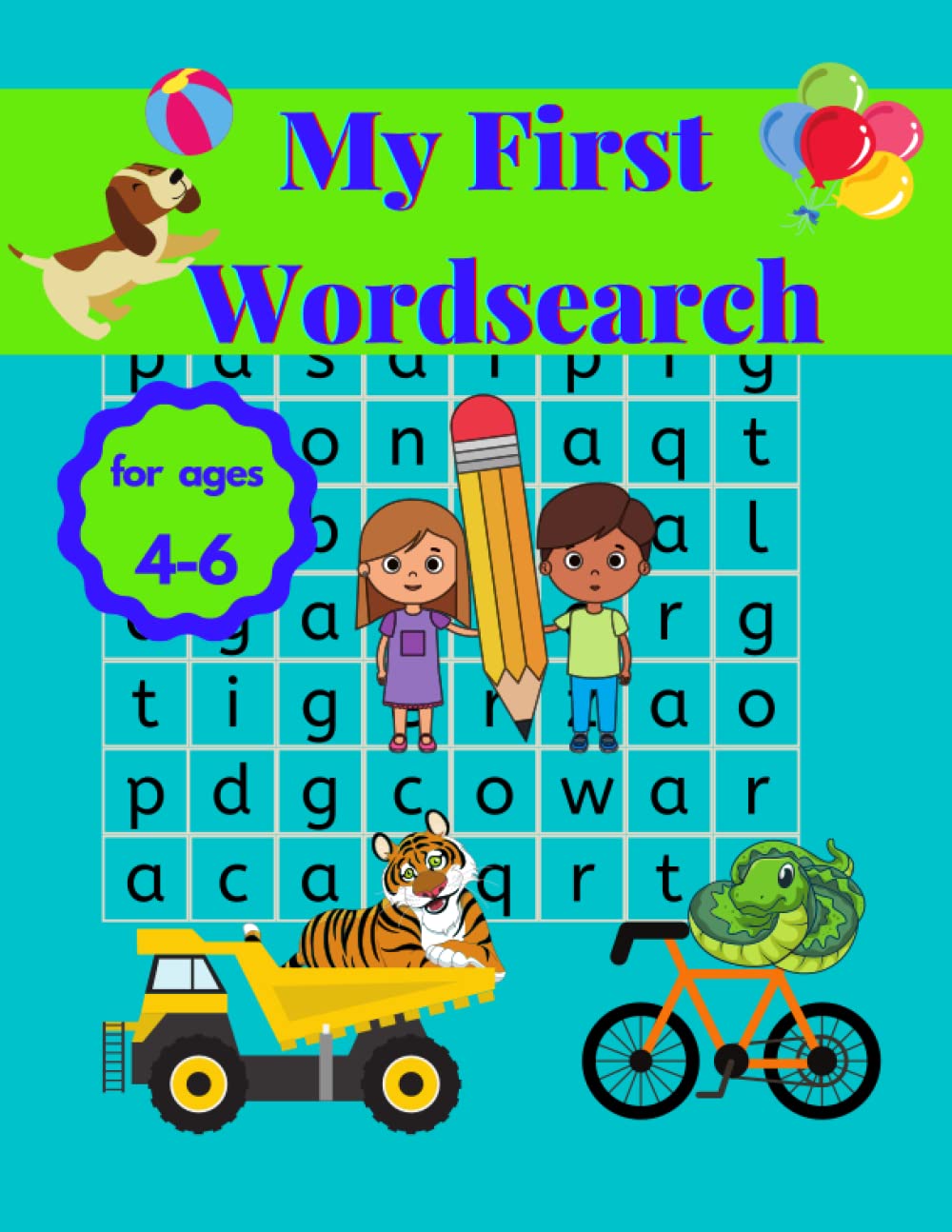 My First Wordsearch: Activity Puzzle Book For Kids 4 - 6