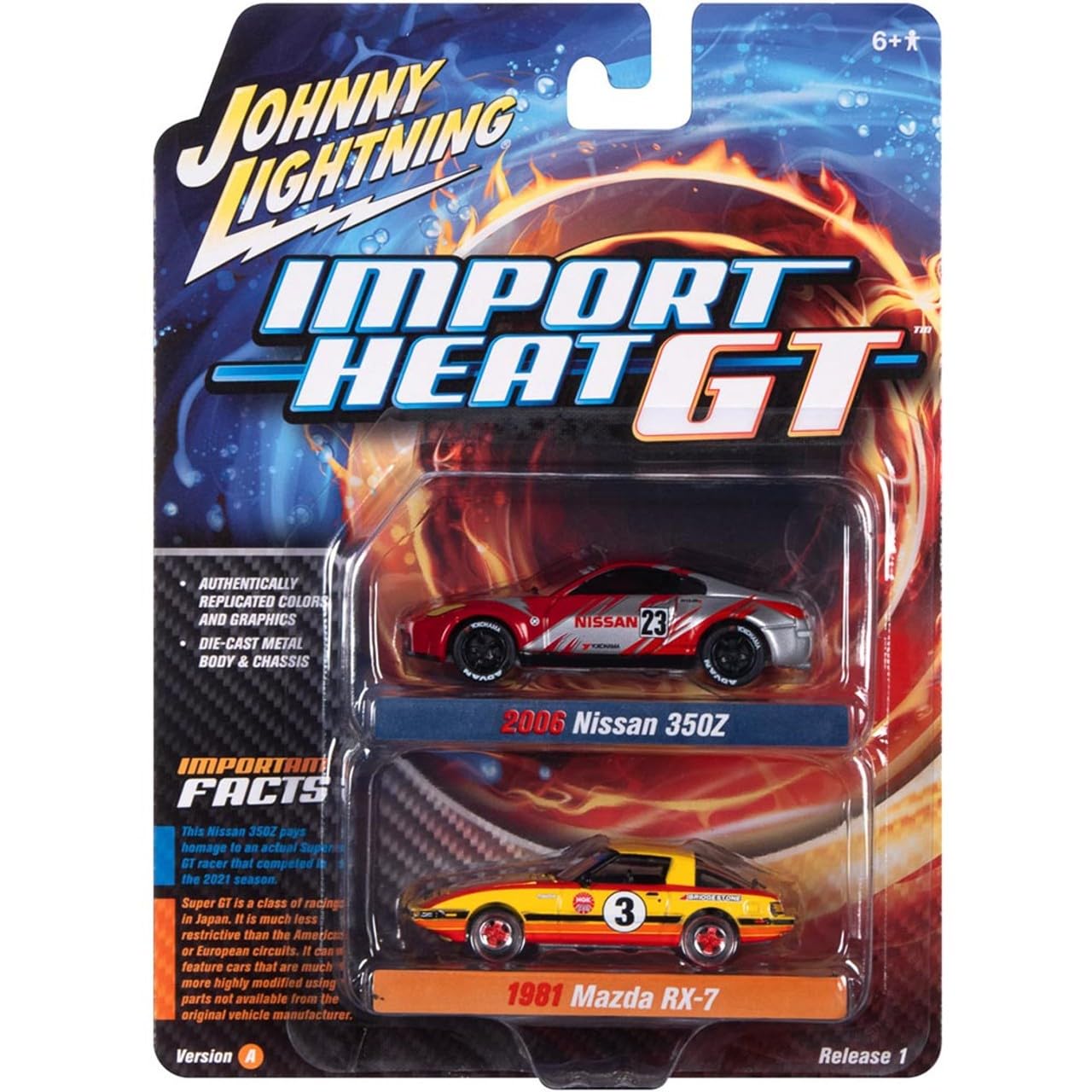 Amazon.co.jp: Johnny Lightning 1:64 2006 Car 350Z 1981 Mazda RX-7