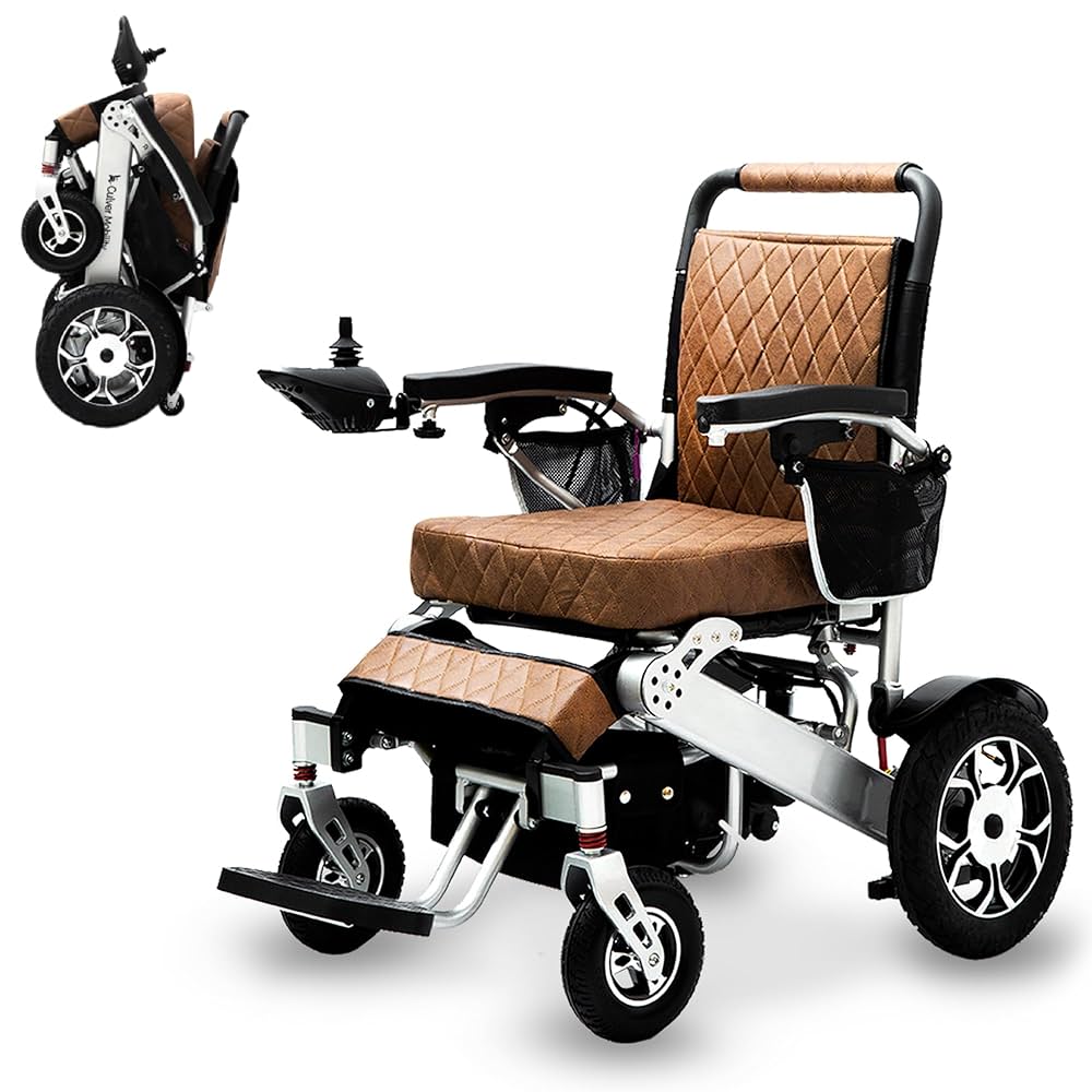 Amazon.com: Alton Wolf Brown Leather Lightweight Foldable