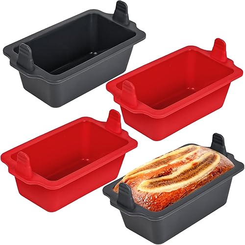 Miniatura 9 de Webake Freidora de aire de 6 pulgadas para hornear, sartén de silicona antiadherente para hornear con asa, sin BPA, juego de 2